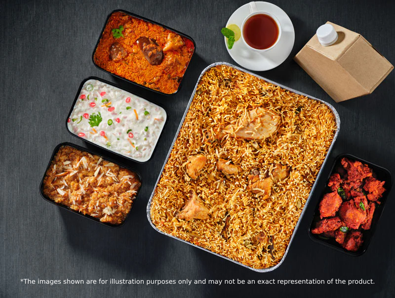 Chicken Biryani Combo - Serves 5 People – Rs. 550*/ Person
