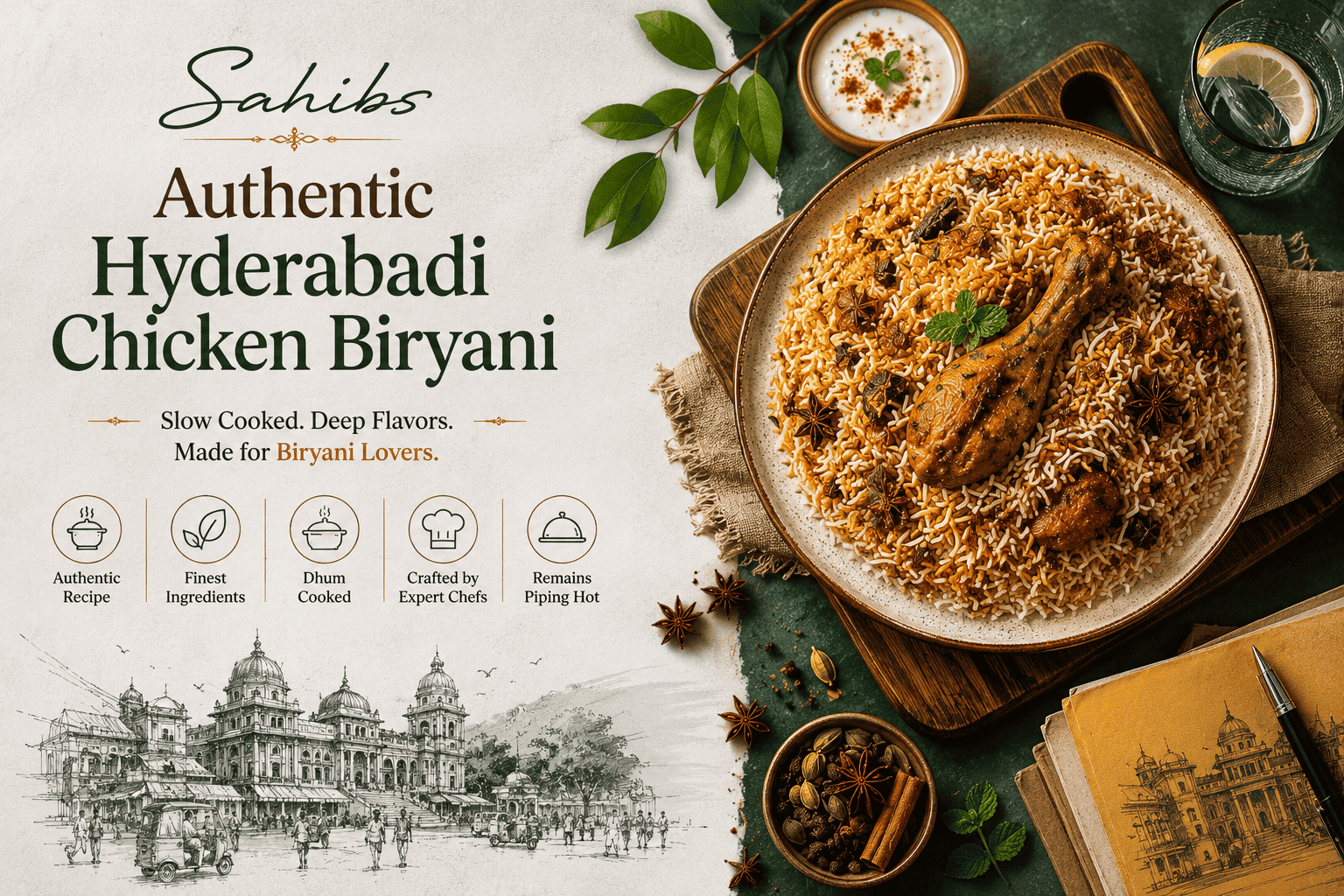 One Plate, Endless Cravings: The Rise of Authentic Hyderabadi Chicken Biryani