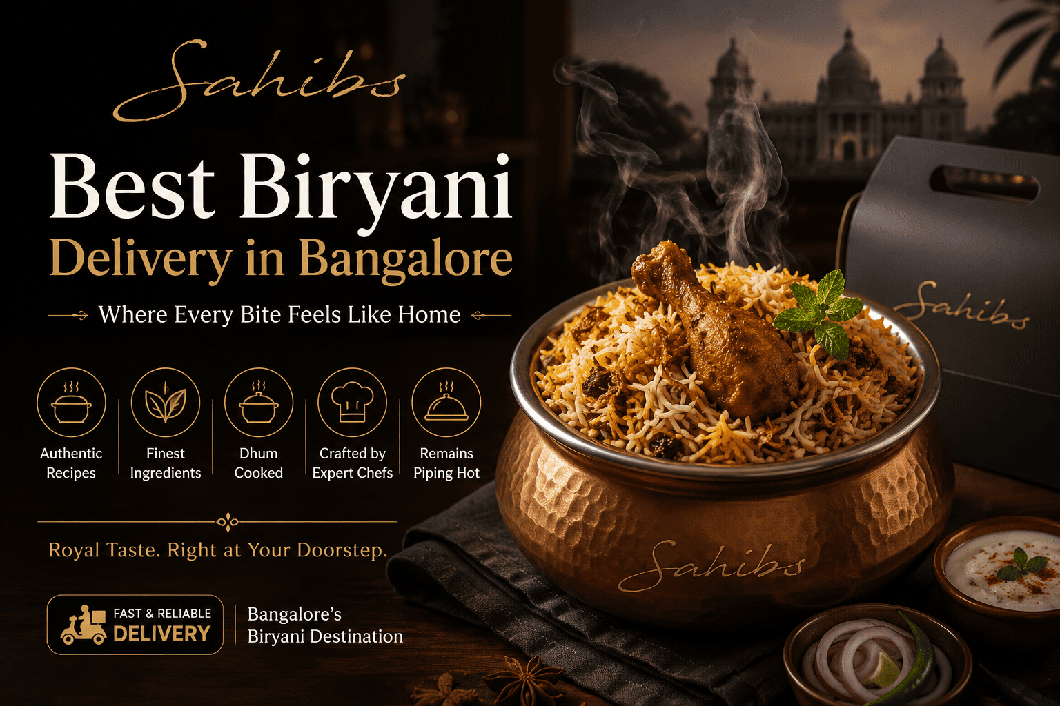 Best Biryani Delivery in Bangalore – Where Every Bite Feels Like Home