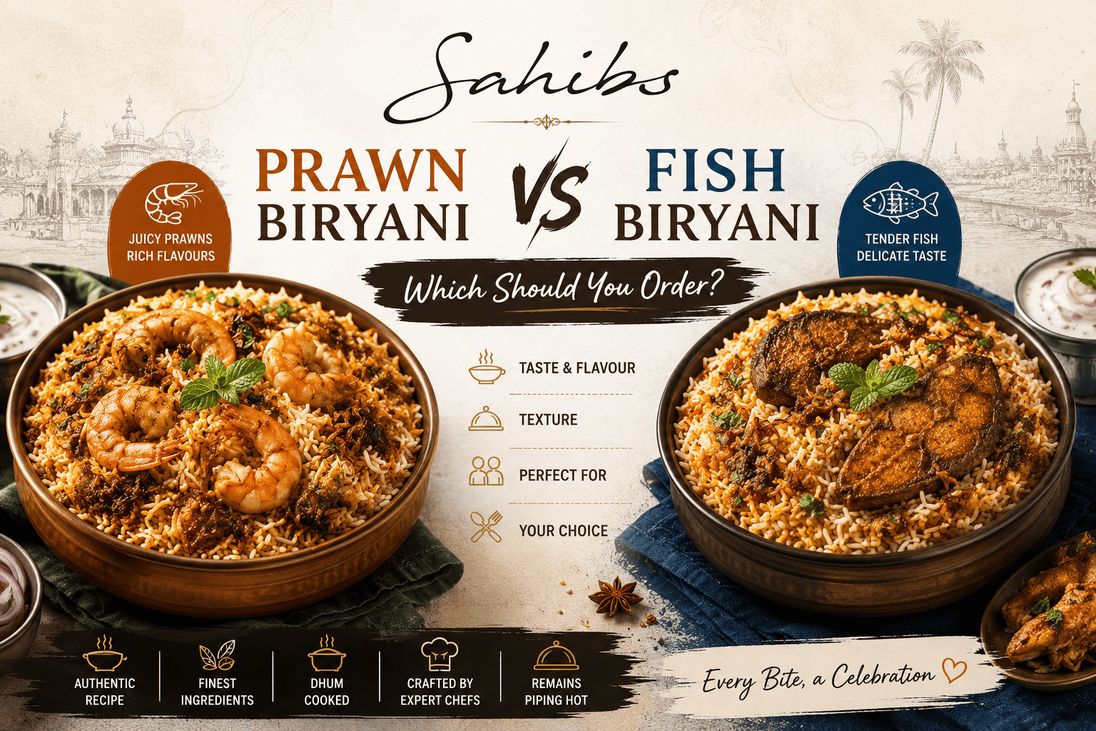 Prawn Biryani vs Fish Biryani – Which Should You Order?